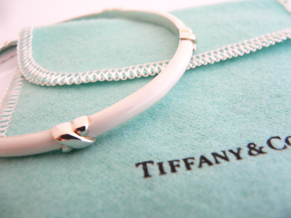 Sterling Silver Tiffany Enamel On 65mm Bangle – Shiels Jewellers